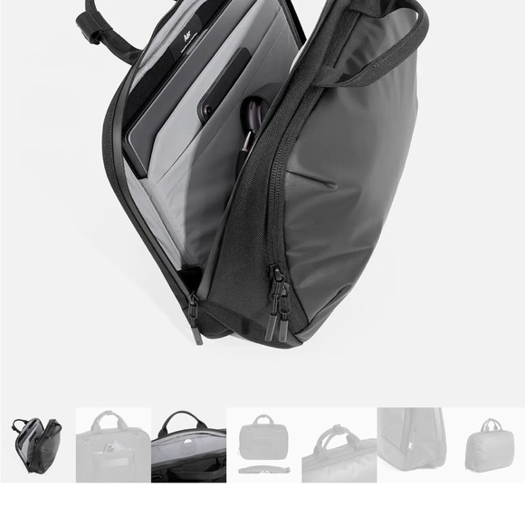 Stylish Gray Laptop Bag for Men - Picture 7 of 14